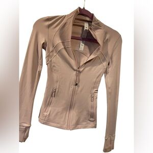 NWT Lululemon define jacket nulu PINK Size 0